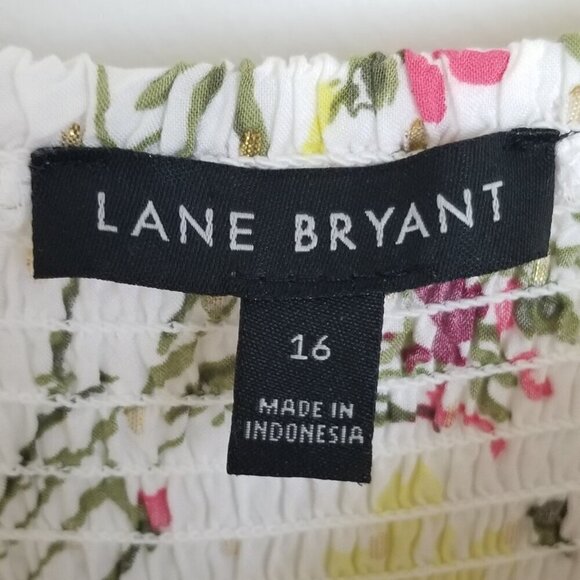 Women's Floral Fairy Boho Cottagecore Peasant Tiered Midi Dress Plus Curvy Sz16 - Picture 9 of 16